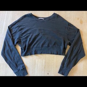Black Cropped Long Sleeve